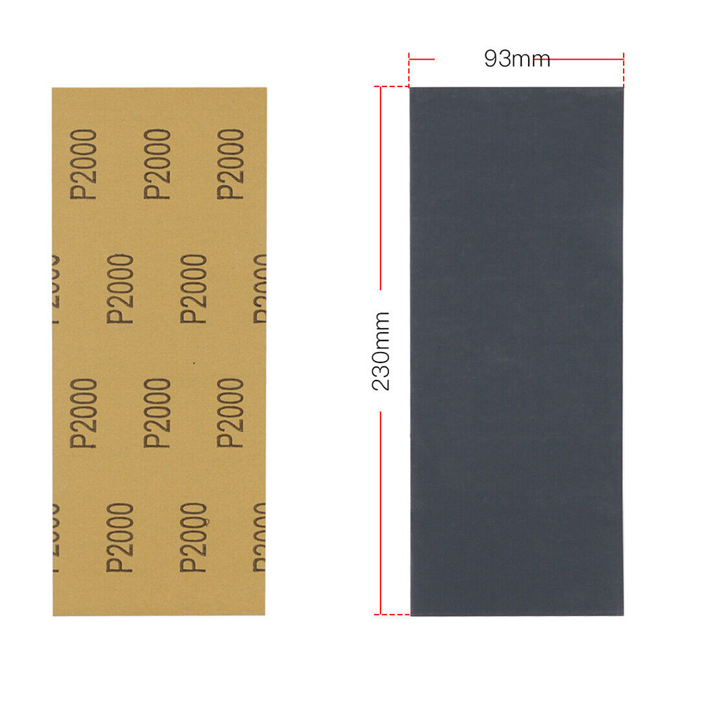 5Pcs Sandpaper 2000 2500 3000 5000 7000 Mixed Grits Sand Paper Water/Dry Sanding Paper Abrasive Tool
