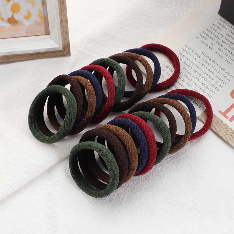 20pcs Girls Big Elastic Hair Bands Rubber Band Ponytail Holder Gum Headband Rubber Bands Women Hair Accessories