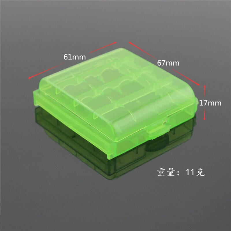 1 STKS Diverse Kleuren Plastic Batterij Opbergdozen Case Opslag Houder Batterij Cover voor 10440 14500 AA AAA Batterij doos