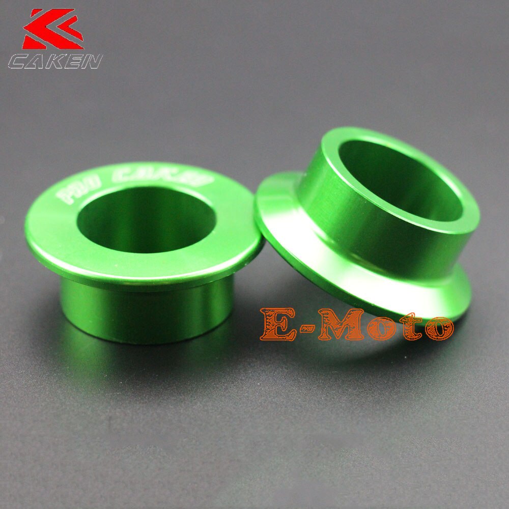 CNC Billet Aluminum Front & Rear Wheel Hub Spacer Kit For KX125 KX250 KX250F KX450F Dirt Bike Motorcycle Motocross