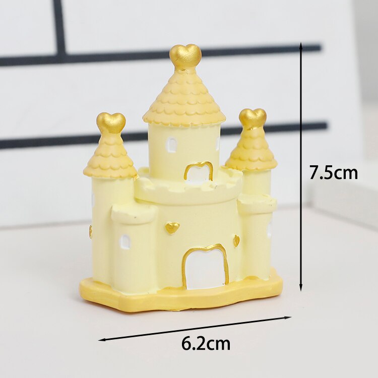 Jolie couronne Prince Pricness pour enfants | Décoration de gâteau d'anniversaire, décoration de gâteau, décoration de fête, Supliy garçon enfant fée pâtisserie: Yellow Castle