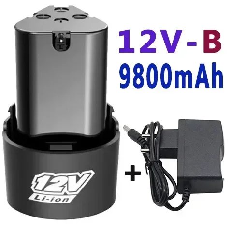.Hohe Kapazität 12V 9800mAh Universal Akku Für Elektrowerkzeuge Elektrische Schraubendreher Elektrische 12V 6800mAh: Blau