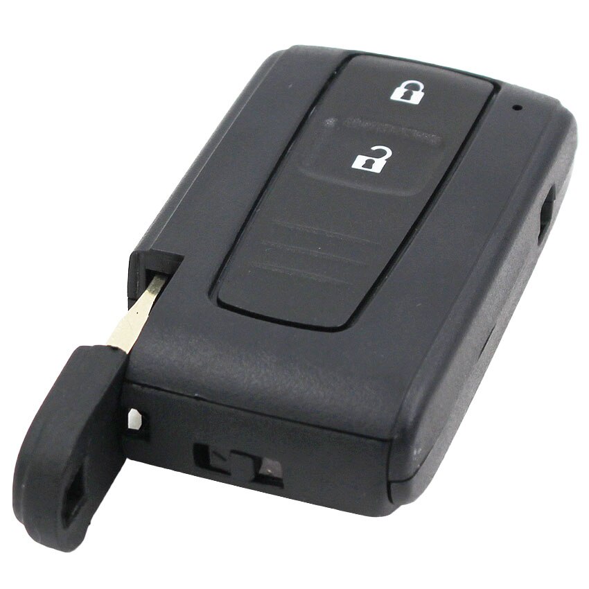 Capa de chave inteligente para toyota lexus 2004 a 2009, capa de chave com 2 botões + chave de inserção sem cortes