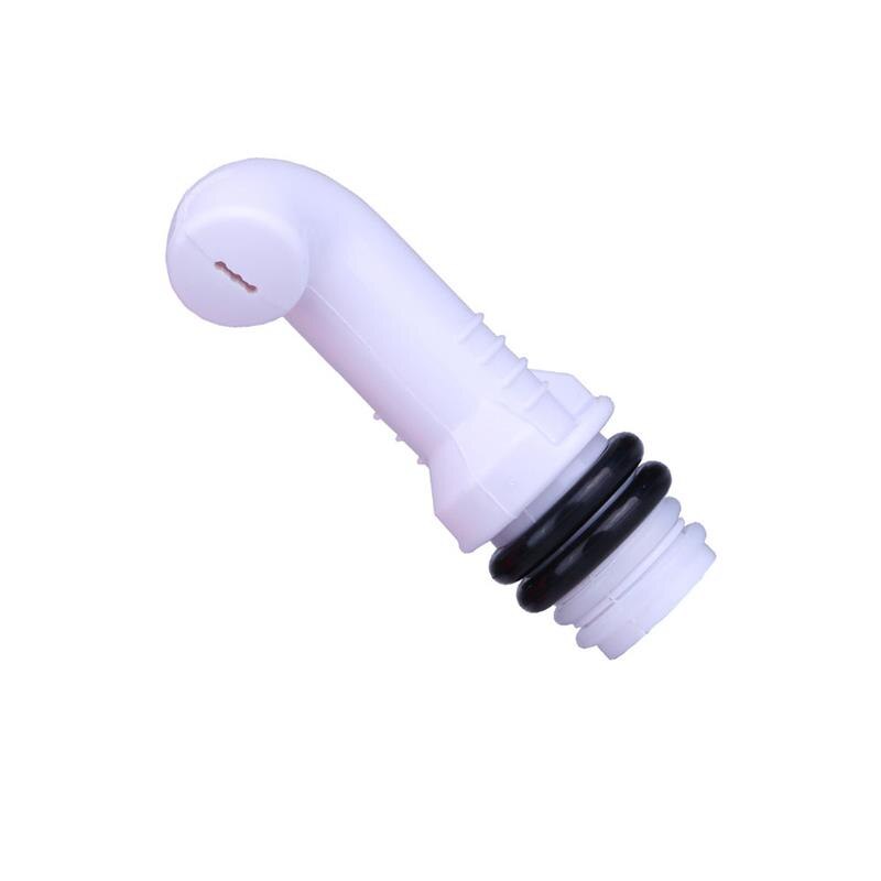 Limpiador tipo bidet de viaje, higiene, boquilla de lavado, prensa Manual, herramientas de limpieza, Bidet portátil, Wc, herramienta irrigadora: Blanco