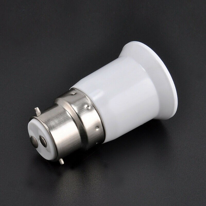 Lamp Bases B22 To E27 Lamp Adapter B22 To E26 Base Socket Holder Adapter Converter LED Light Bulb Extend Extension Plug Connector - (Color - View #6