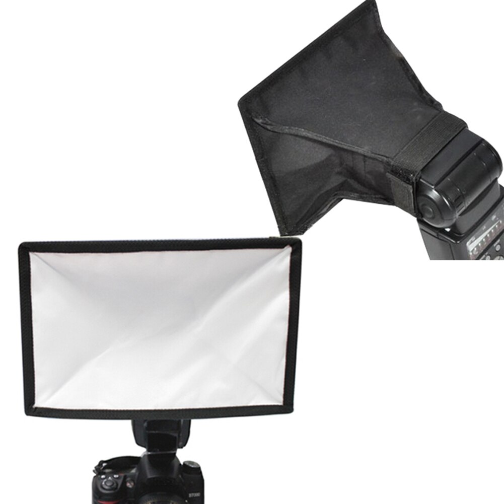 Universele Accessoires Flitslicht Camera Softbox Professionele Fotografie Reflector Flash Diffuser Speedlight Met Storage Pouch