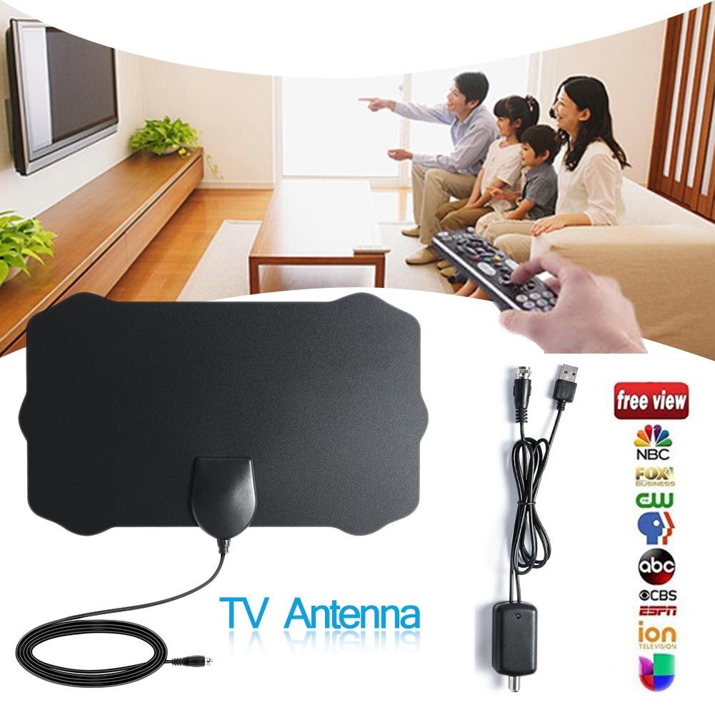 120 Mijl Antena 1080P Digitale Hdtv Indoor Tv Antenne Met Versterker Signaal Booster Tv Radius Surf Vos Hd Tv antennes Antenne