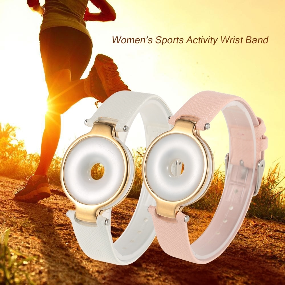 Outdoor Sport Smart Horloge Vrouwen Meisjes Wearable Fitness Activiteit Pols Band Monitor Slaap Tracker Armband Polsbandje Roze