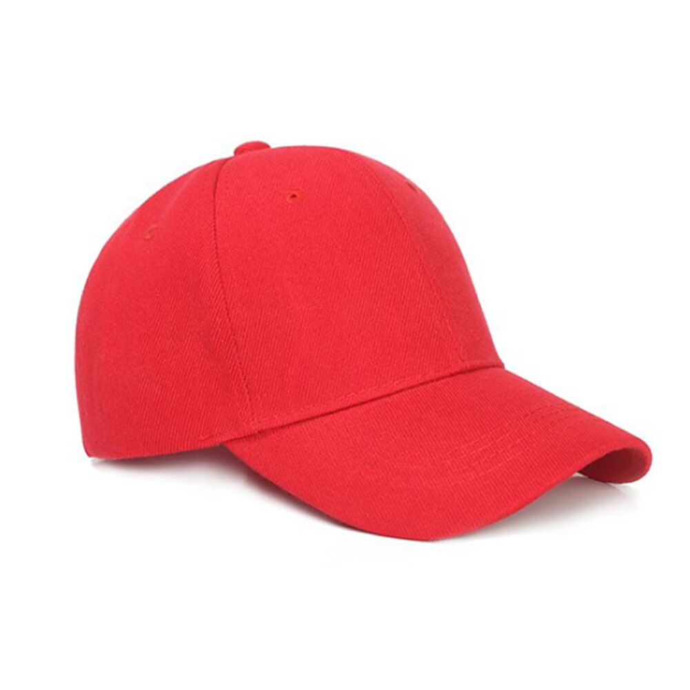 Sun orange Baseball Cap Plain Curved Sun Visor Hat Solid Color peaked caps Adjustable Dad caps Unisex Outdoor cap 2022: Red