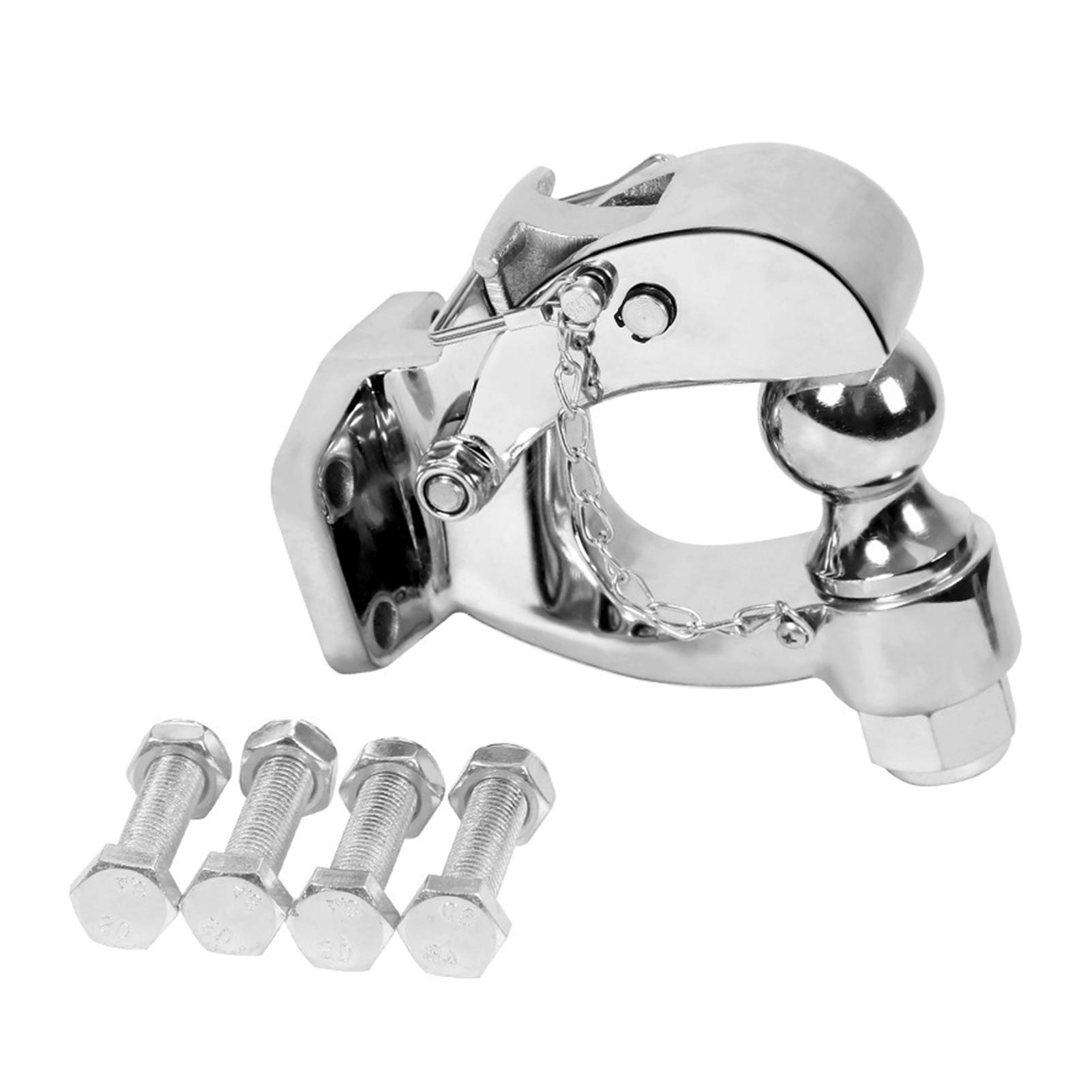 Adjustable Car Trailer Hitch Ball Mount With Lock Combo Tow Ball: Blue