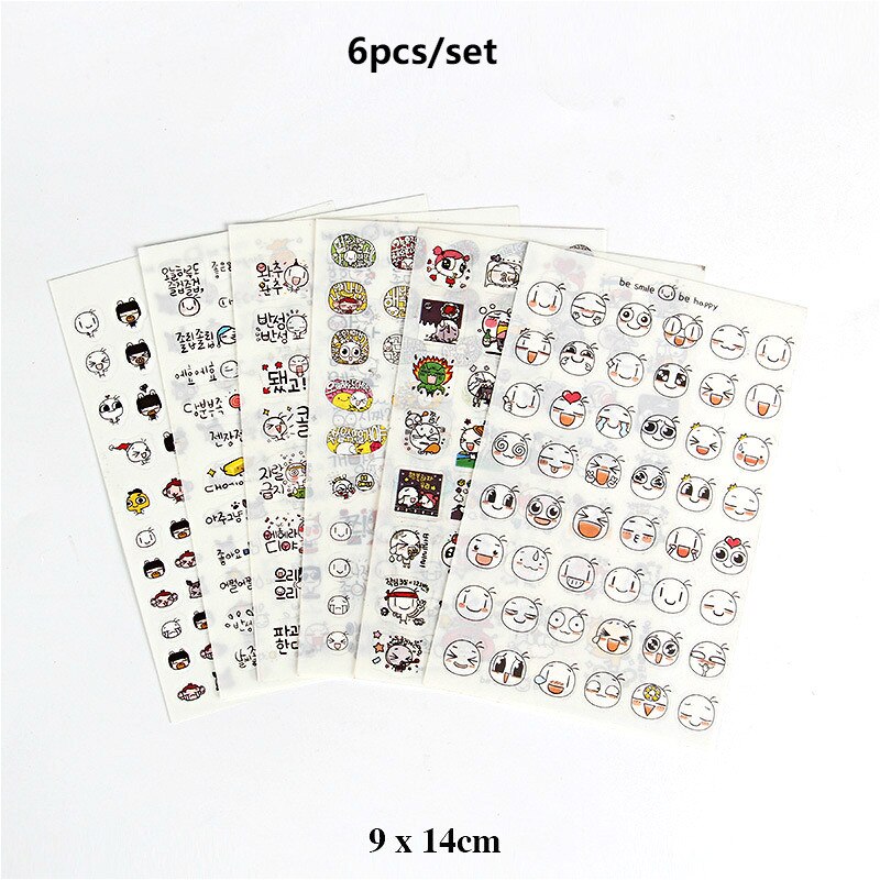 6 teile/satz Nette Katze Haustiere Tiere Lesezeichen Aufkleber Pvc Karikatur Aufkleber Tagebuch Aufkleber Sammelalbum Dekoration Aufkleber Schreibwaren: 147