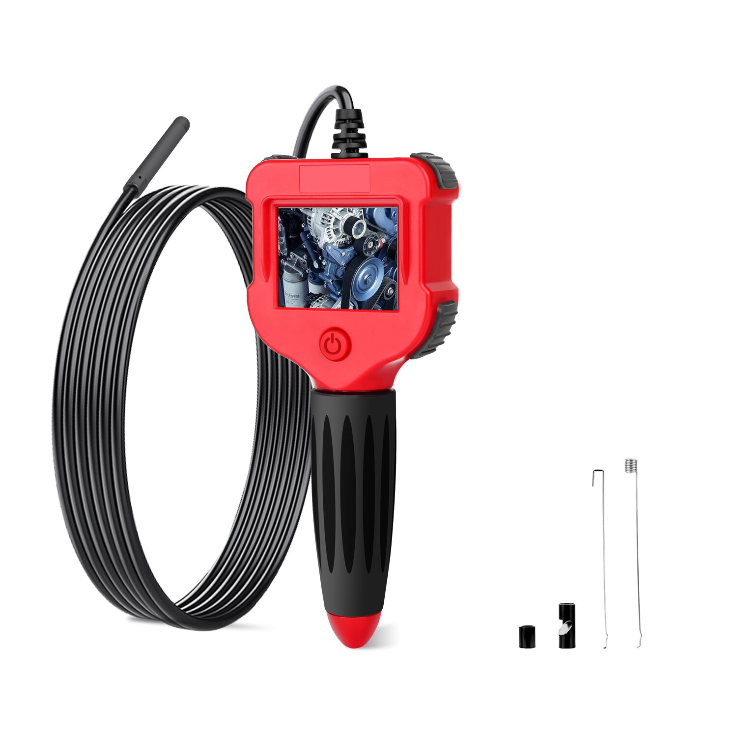Industrial Endoscope 2.4 Inch Screen Inspection Camera 5.5mm Handheld Endoscope Waterproof Borescope