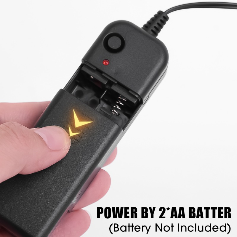 Auto Innen Atmosphäbetreffend Lampe Streifen Scheren Neon- EL Kalt Licht Draht Licht AA Batterie Regler Umgebungs Dekorative Licht Lampe