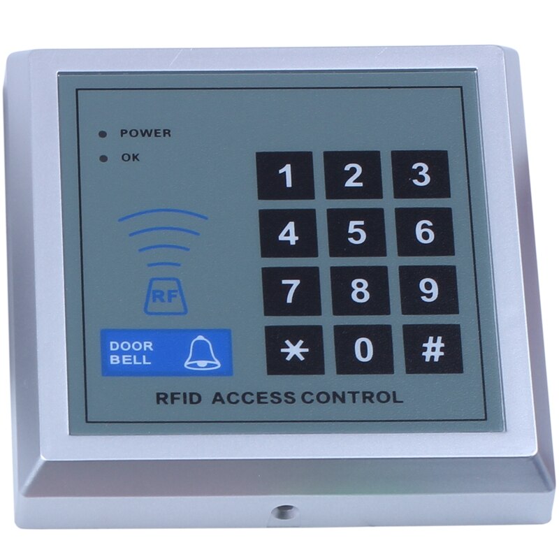 RFID Tastenfeld Tür Zugriff Kontrolle System Bausatz Elektrische Magnetische Elektronische Türschloss Energie Versorgung 5Stck Schlüssel Anhänger Vollen Satz tür Secur