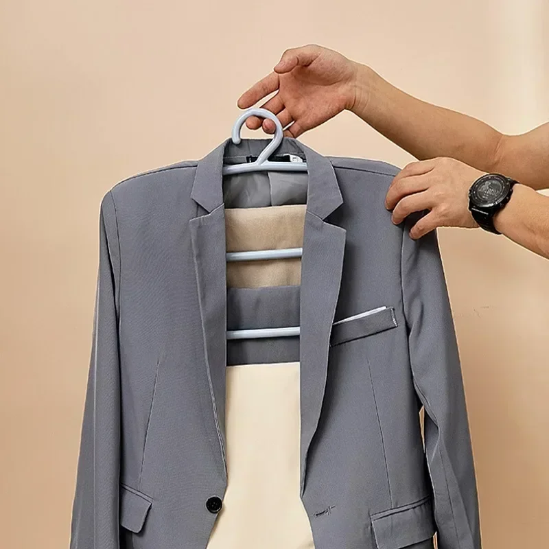 5 Lagen Kleerhangers Broek Broek Broek Hangers Handdoek Sjaals Rekken Kast Opslag Organisatoren Kleding Opslag Organisatie
