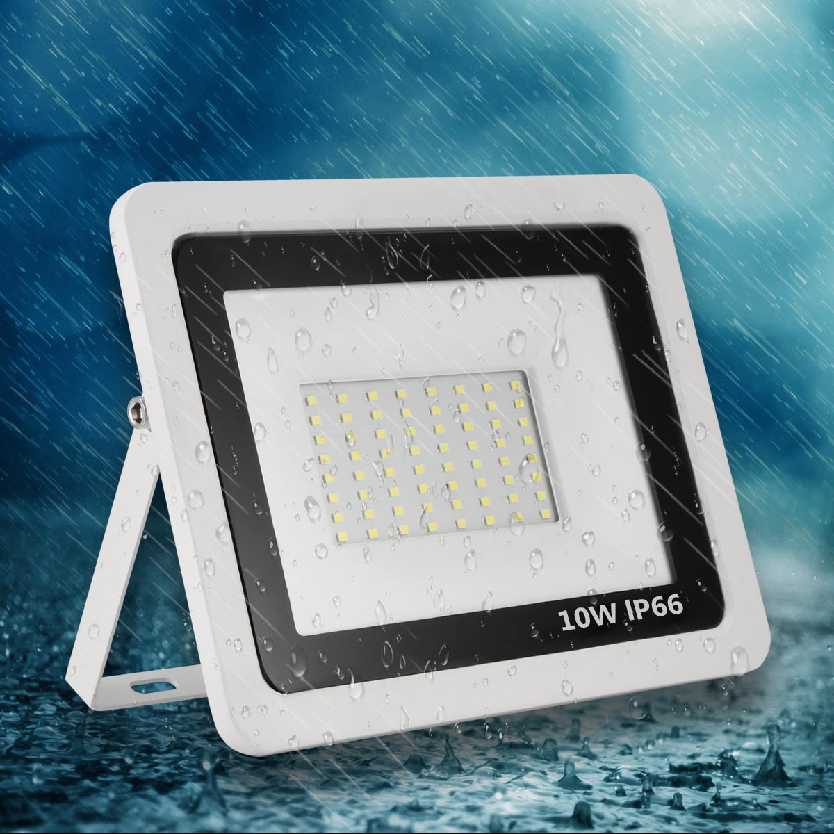 Vandtæt  ip66 ført oversvømmelseslys 10w 30w 50w 100w projektor 110v 220v udendørs sikkerhed landskab projektør væg spotlight chip