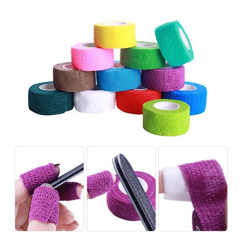 Dual-ended Stainless Steel Cuticle Remover Pusher UV Gel Remover Remove Bandage Adhesive Roll Manicure Nail Art Tool: 1 Pc Remove Bandage