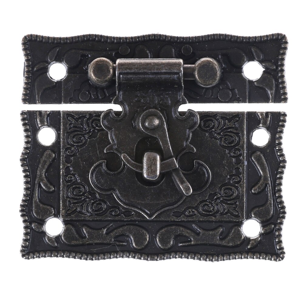 1PCS Box Suitcase Toggle Latch Buckles,Wooden Box Lock,Bronze Tone,Home DIY,Wood Working,Antique Lock 51mm*43mm