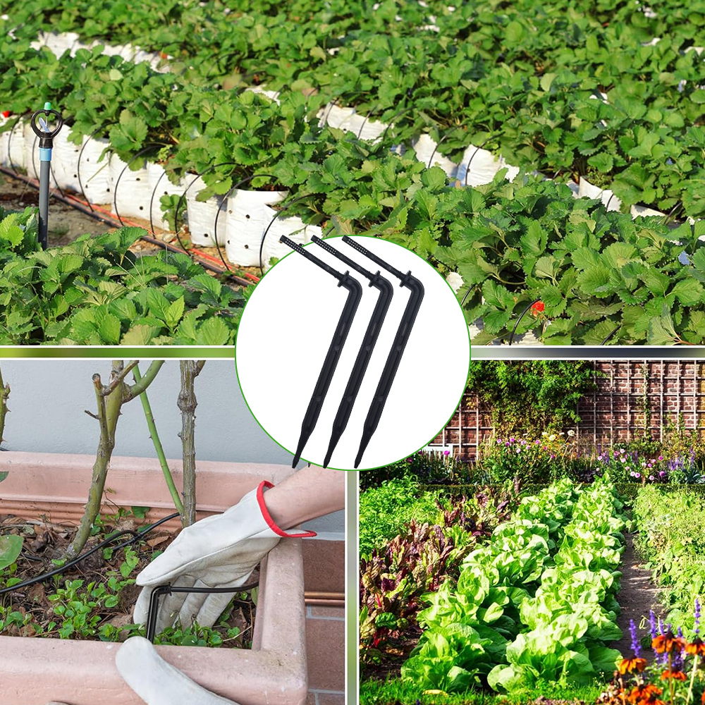25PCS Bend Arrow Dripper Micro Drip Irrigation Kit Emitters for 3/5mm Hose Garden Watering Saving Micro Dripper Greenhouse