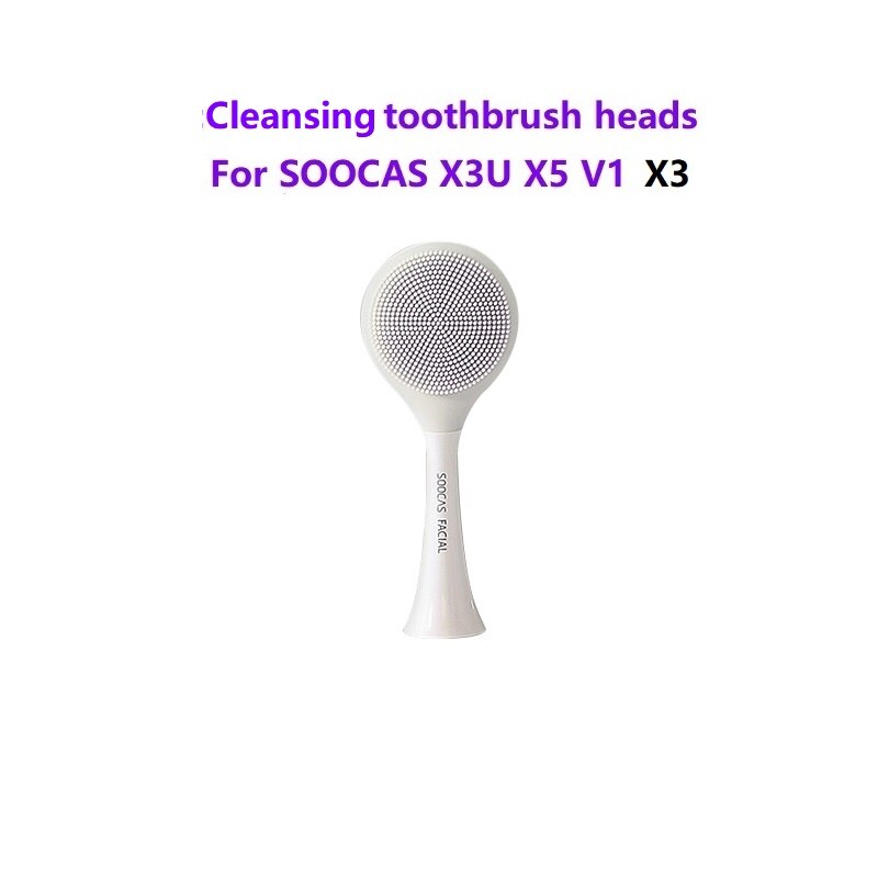 Soocas X3U X5 X3 V1 Tandenborstel Hoofd Originele X3U Tandenborstel Vervanging Hoofd Sonische Opzetborstels: white cleansing head