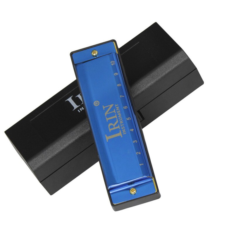 IRIN 10 hole 20 tone C tone blues harmonica jazz rock folk organ woodwind instrument