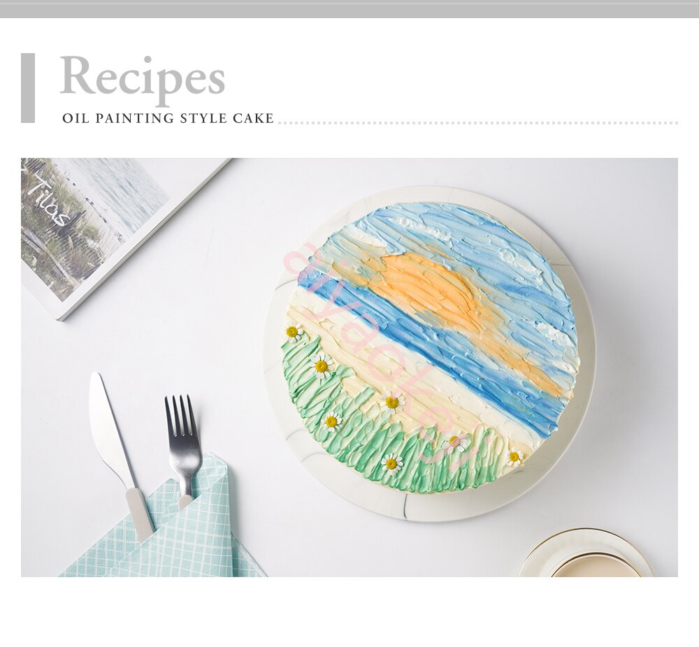 Household 9 /12 Inch Mounted Cream Cake Turntable Rotating table Stand Base Turn Around Decorating Table Cake Stand Baking Tool