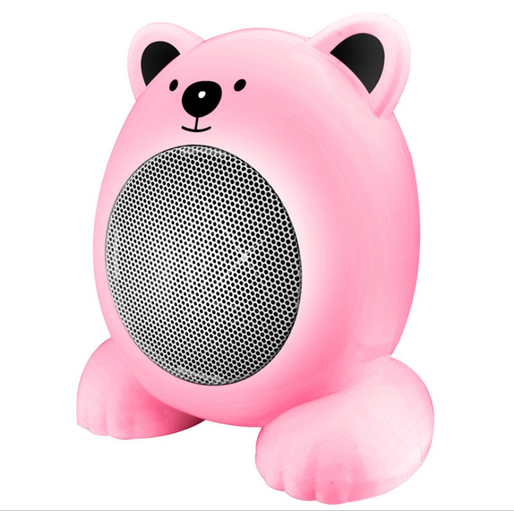 Cute Mini Electric Heater Air Radiator Warmer Fan Warm Blower for Winter Home Office Room 350W: Pink / Classic