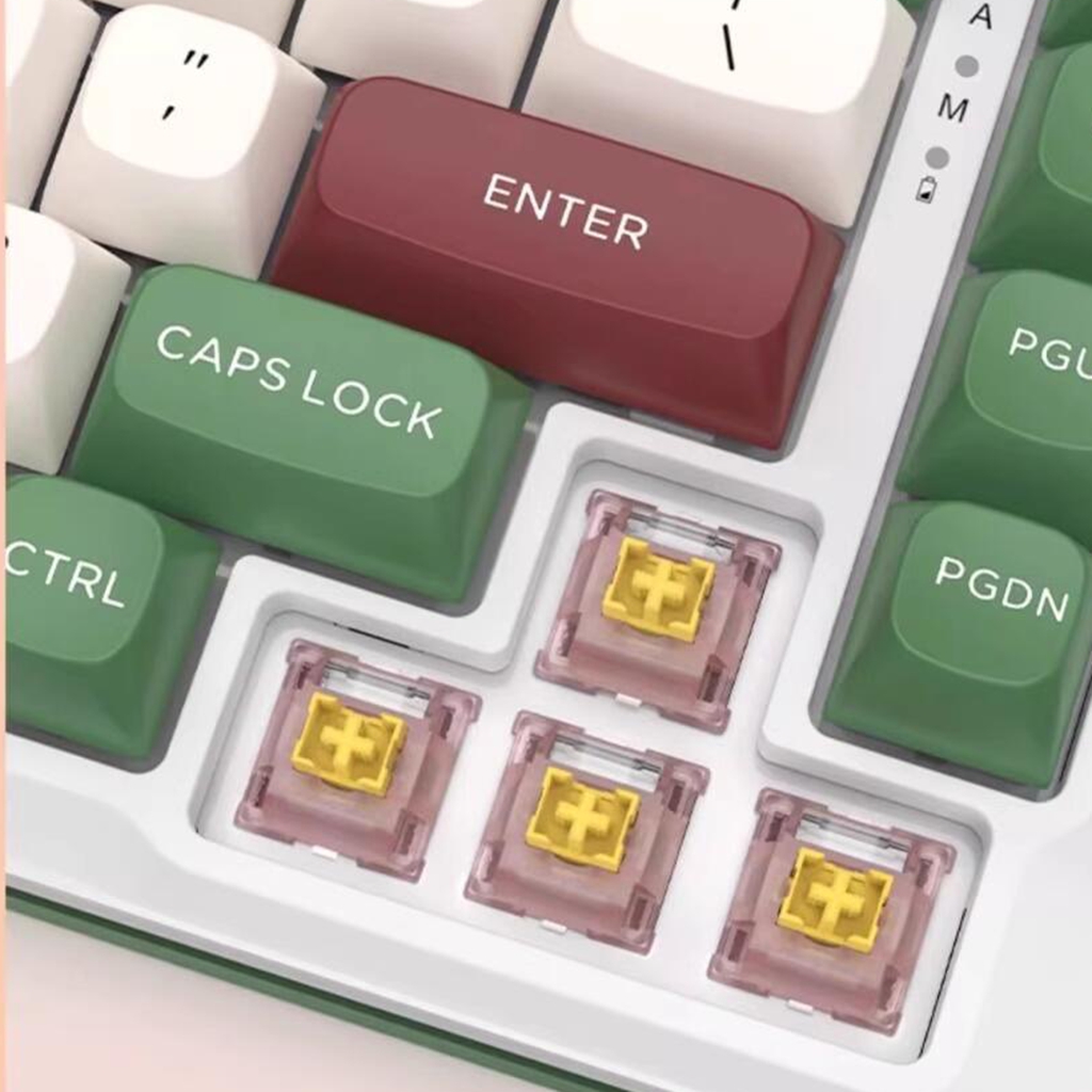 Outemu Silent Peach V3 Switch Lubed Silent Lemon V3 Switches Mechanical Keyboard Linear Tactile 5Pin swap PA66 Pre Lubed POM