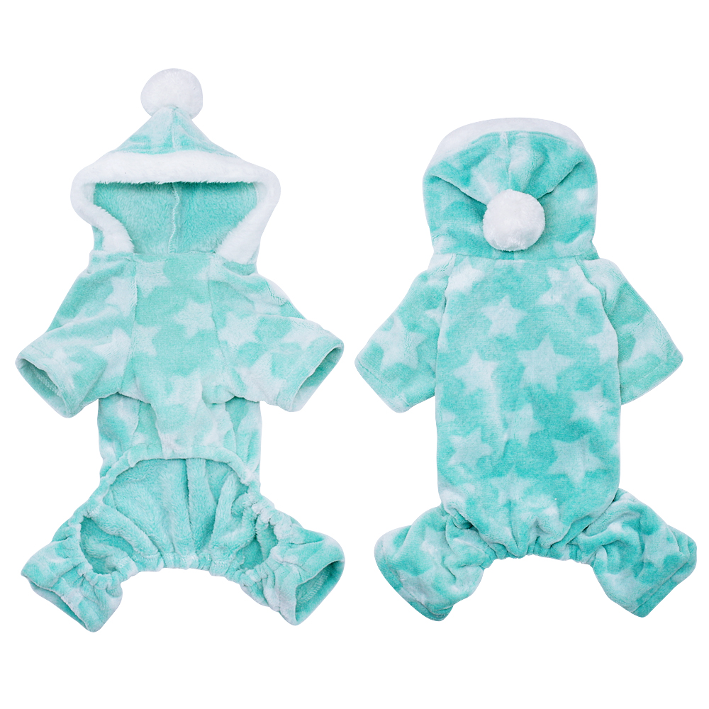 Vêtements doux pour chiens, polaire, chiot, Chihuahua, manteau d'hiver pour chat, combinaison, Costume pour chien, pyjama à capuche pour petits et moyens chiens