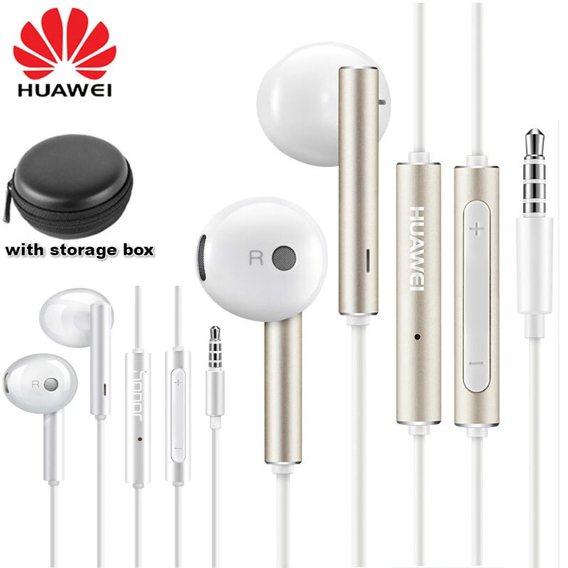 Huawei-auriculares Honor AM115 originales, cascos con conector de 3,5mm, con cable, para Huawei P10, P9, P8, Mate9, Honor 8