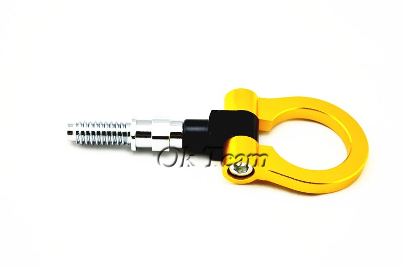 Europæisk model bil auto trailer ring øje trækkrog bugsering foran gyldne trækkrog trækkrog til universal