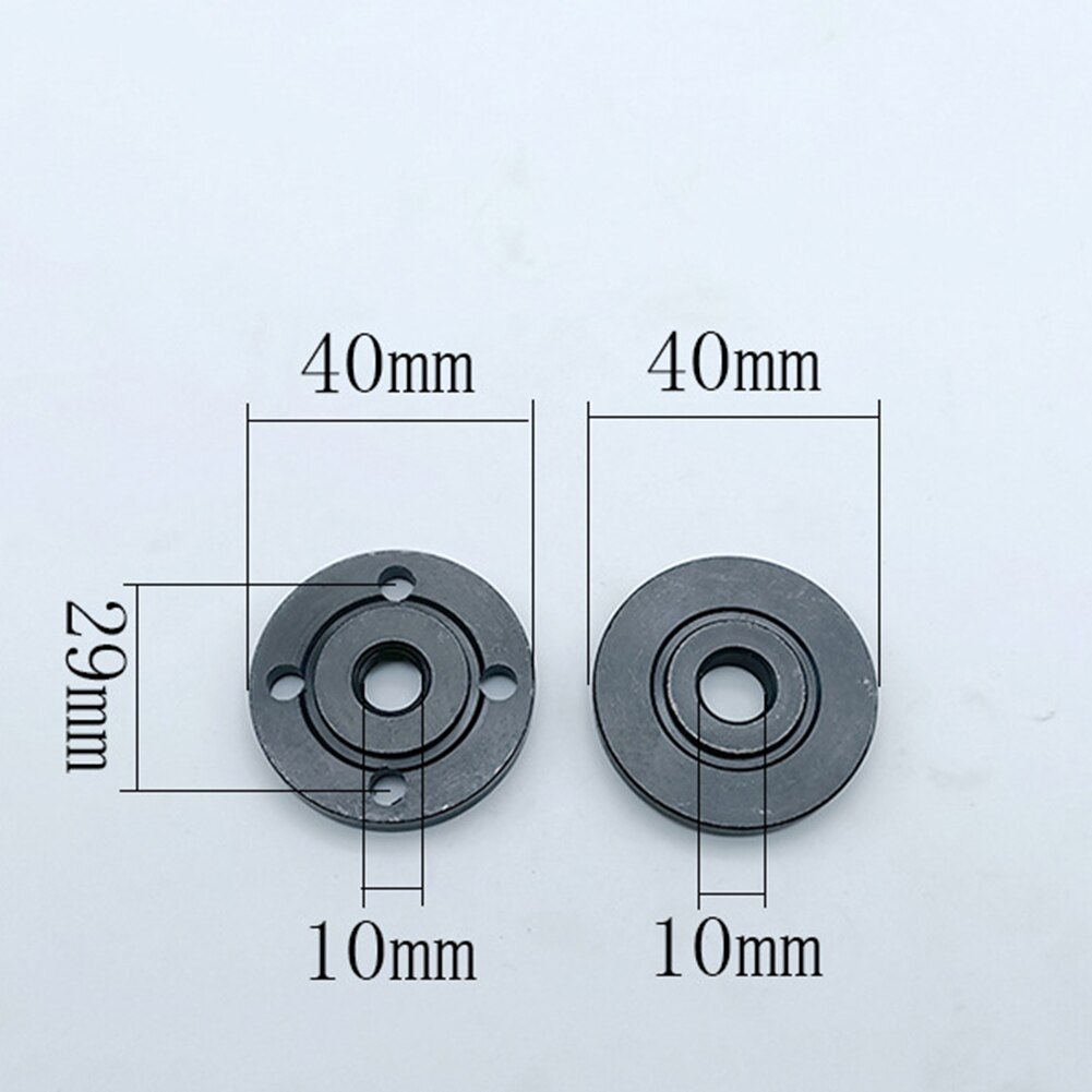 2pcs Thread Replacement Electric Angle Grinder Inner Outer Flange Nut Set Tools Accessories