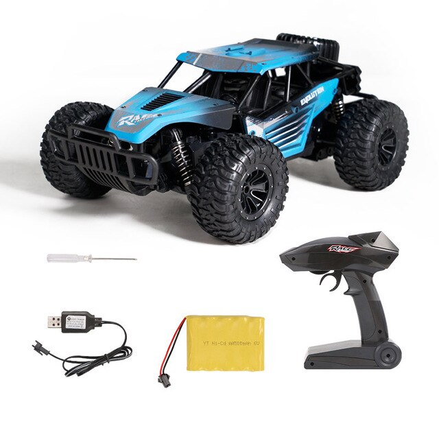 1:12 elettrico 2.4G RC Rock Crawler Auto Giocattolo di Controllo A Distanza di 25km/h Su La Radio con Telecamera Controllata drive Off-Road Giocattoli: Sky Blue