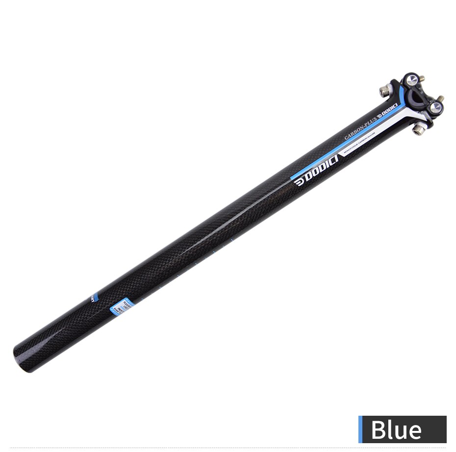 Dodici plus canote de bicicleta mtb/estrada, fibra de carbono, tubo de assento, peças de selim 3k 27.2/30.8/31.6*450mm