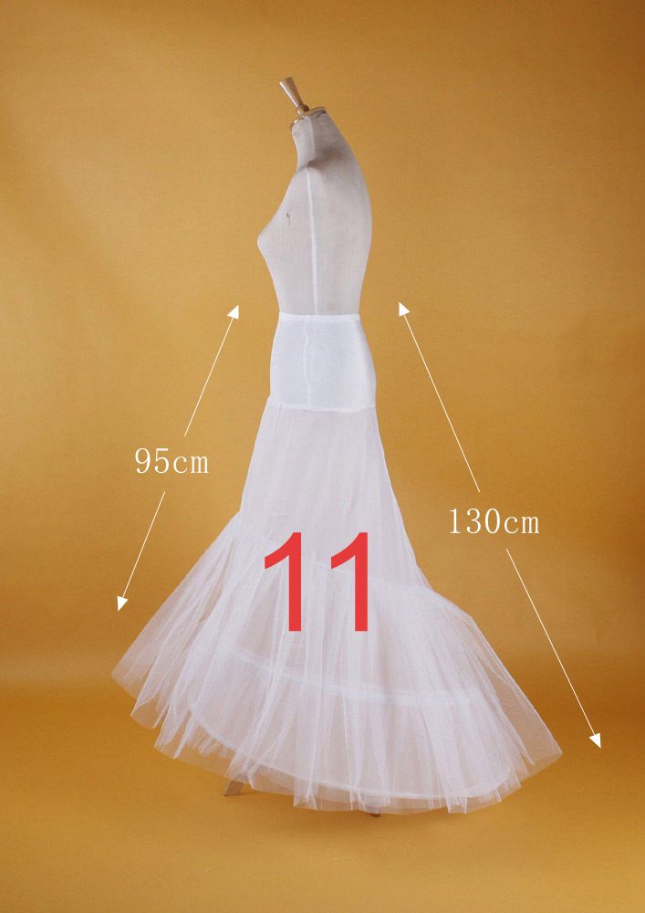 Bryllup underkjole brude bøjle crinoline prom underskørt fancy nederdel slip: 11