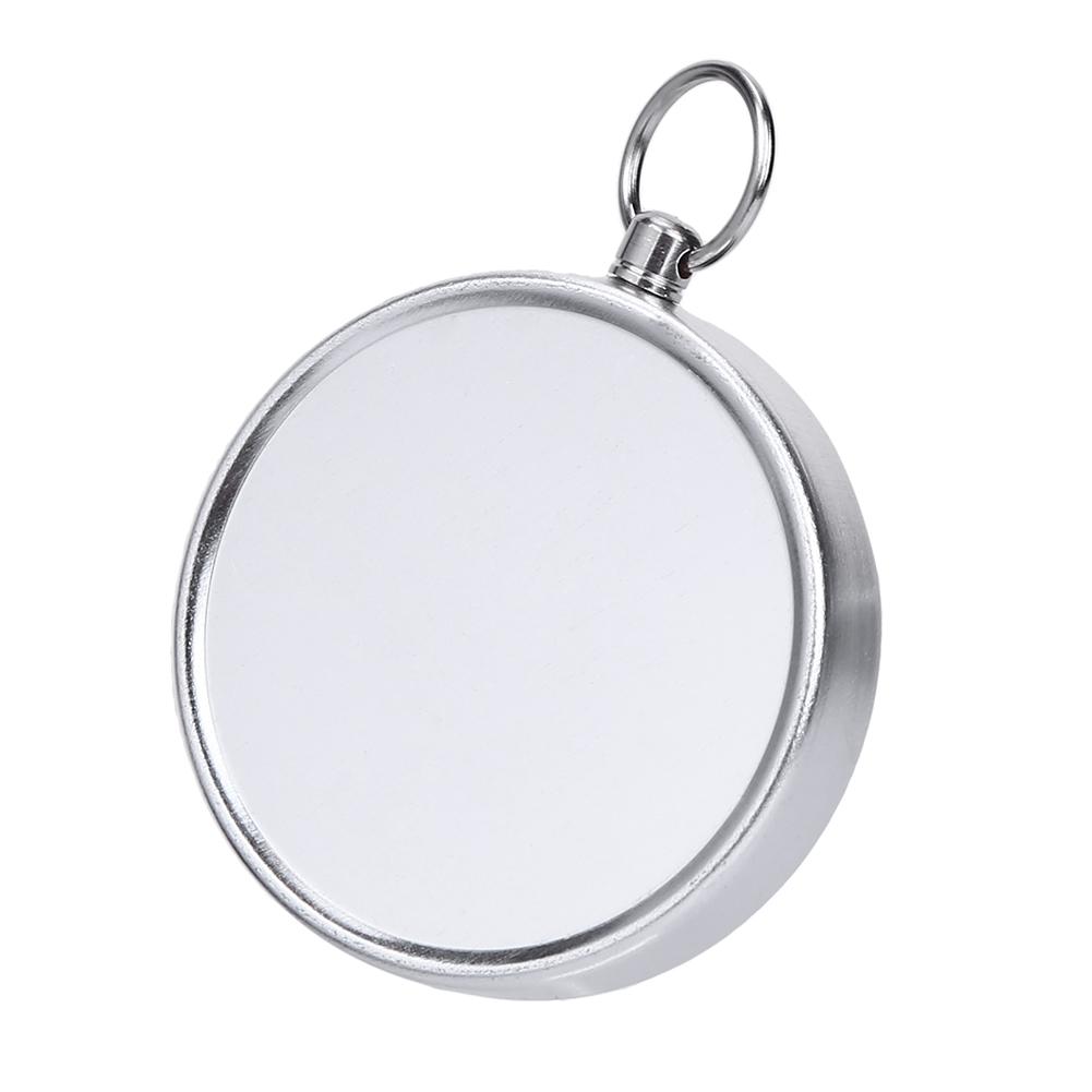 1pcs Travel Camping Hiking Compass Tool Portable Aluminum Emergency Compass Navigation With Keychain Outdoor Tools