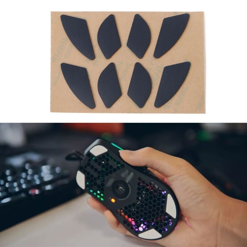 2 Sätze/paket Original Hotline Spiele Wettbewerb Ebene Maus Füße Maus Rollschuhe Gildes für herrlich Modell O/Modell O-maus Gildes