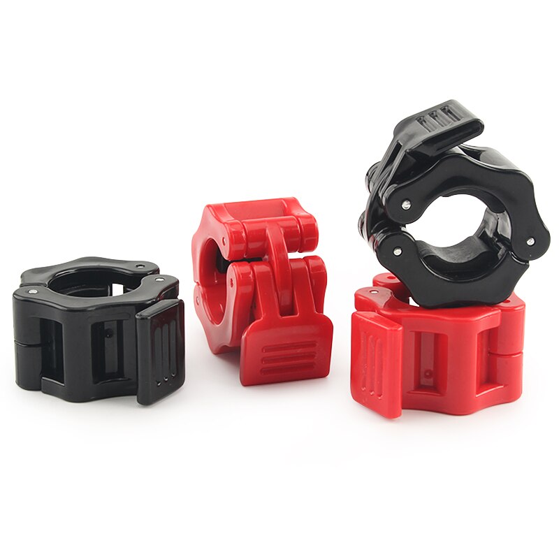 1 par pequeno barbell bloqueio 25mm haltere colarinho clipe haltere fivela braçadeira barra de levantamento de peso ginásio haltere fitness corpo edifício