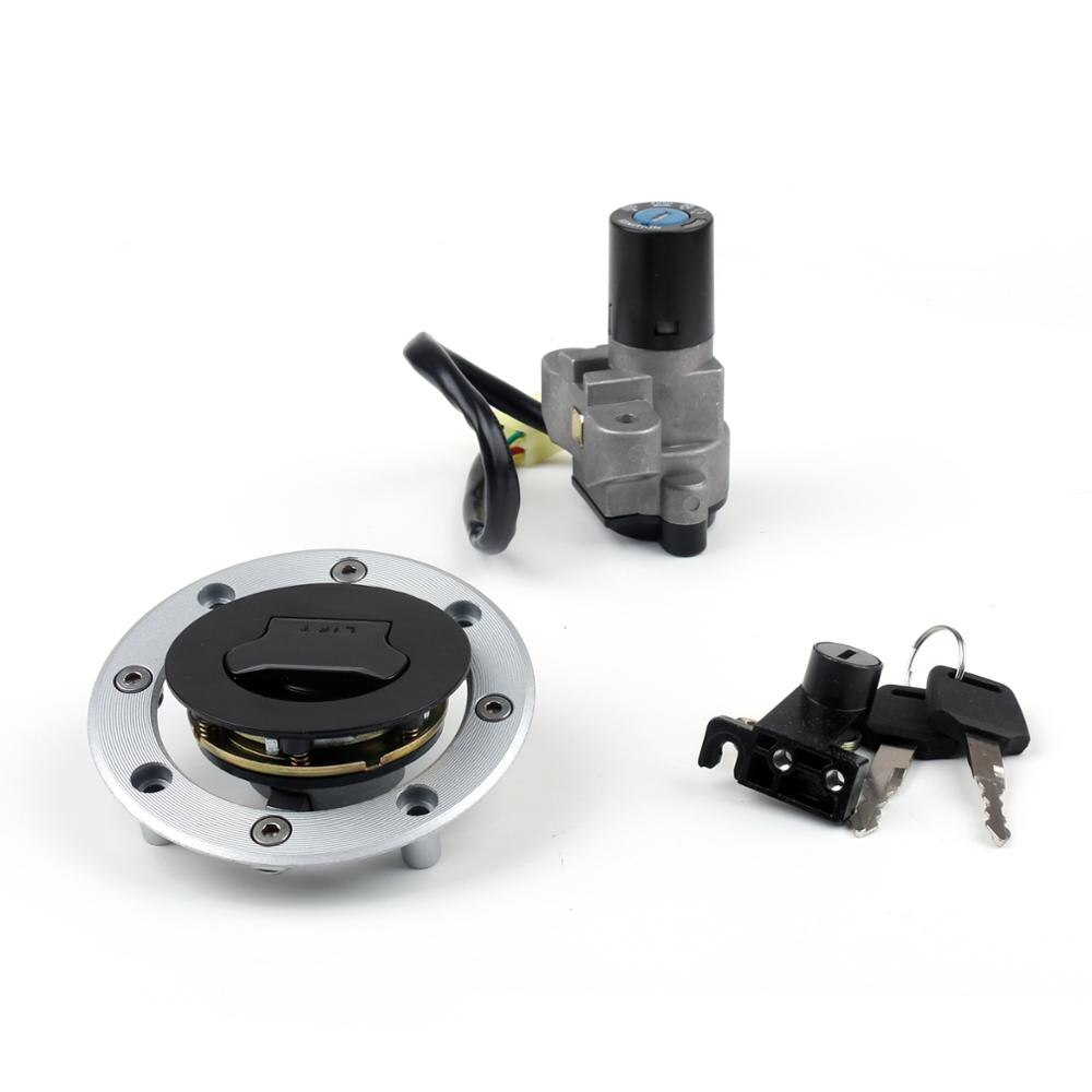 Artudatech Contactslot Lock &amp; Fuel Gas Cap Sleutel Voor Suzuki GS500 1989-2000 GSF400 Gsf 400 Bandit GK7AA 1995-2000