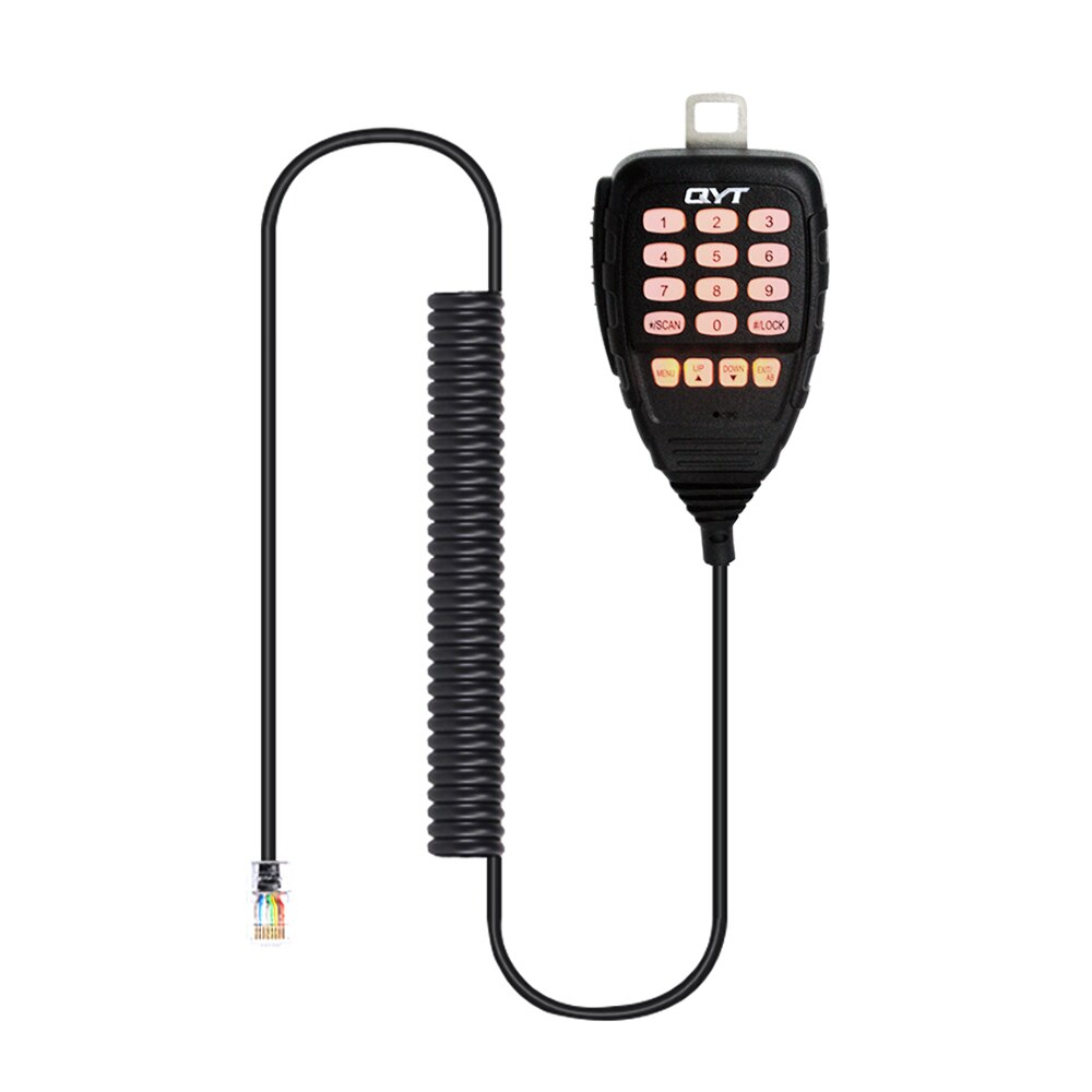 Original Handheld Microphone for QYT KT-5800 KT8900 KT-8900D KT-7900D KT-780 plus KT-980 plus Mobile Radio 10.00*7.00*5.00CM