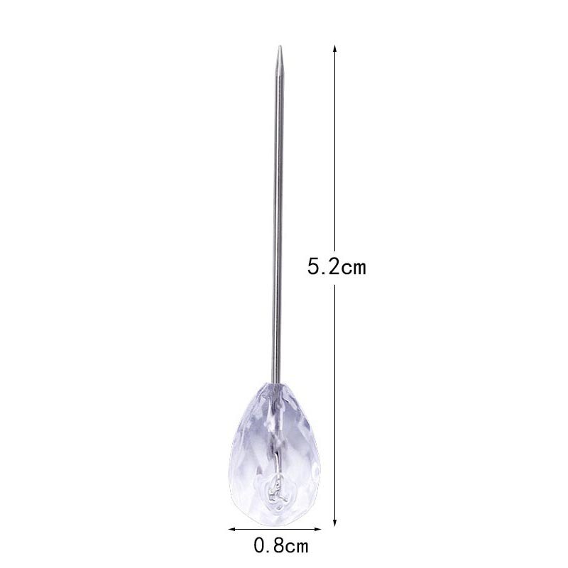 TEHAUX Acryl Kristal Diamant Broche Bloem Set Van 100 Corsages Recht Bruidsboeket Accessoires Voor Decoratie