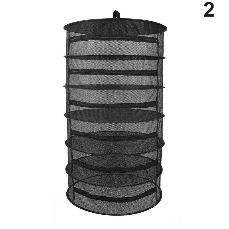 Perchero colgante para secado de plantas, 6 niveles, transpirable, duradero, estantería de malla para hierbas vegetales TI99