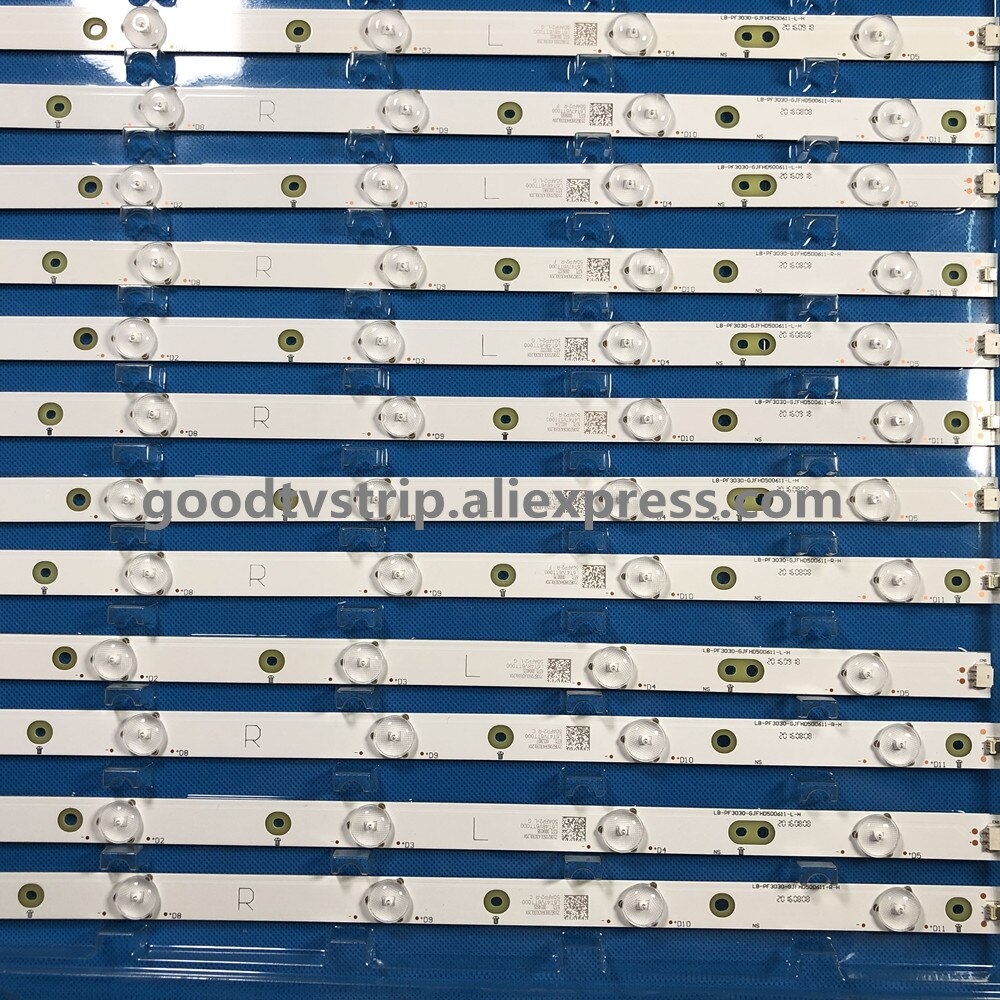 LED Backlight strip For AOC 50" TV LE50D6660/80 TPT500J1-LE8 YX-50018014 LC-50LB261U 500TT26 500TT25 50PFL6340/T3 LD50P03Q