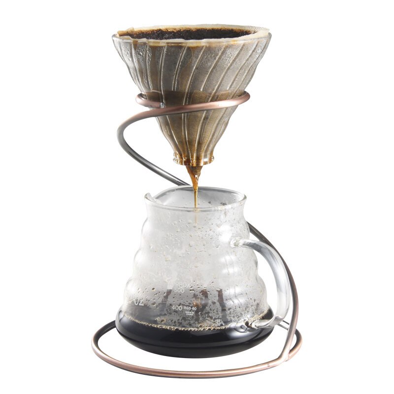 Serpentine Koffie Metalen Filter Frame Houder Herbruikbare Koffie Druppelaar Stand Huishoudelijke Drip Filter Houder Koffie Apparaat