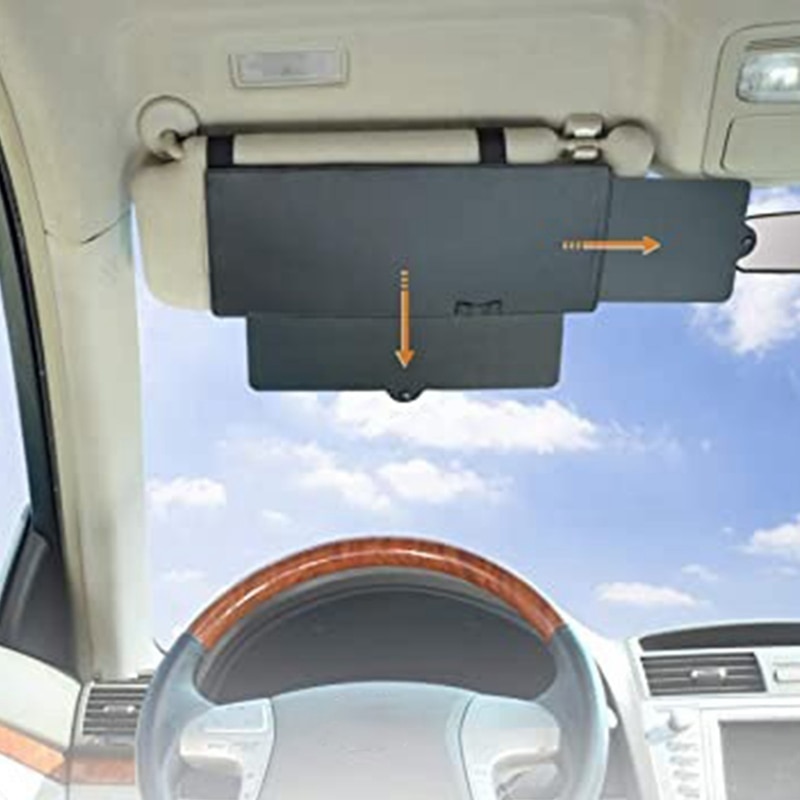 Auto Zonneklep Extender Anti-Glare Zon Blocker Auto Window Zonnescherm Uv Stralen Blocker Universele Voor Auto Zonneklep auto Accessoires