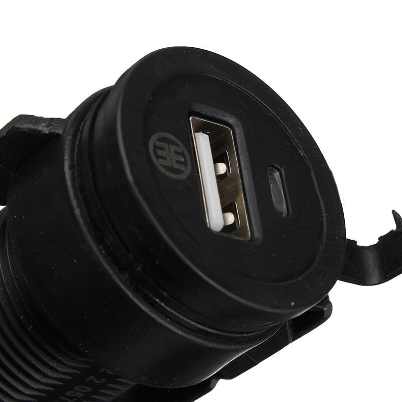 Power Motorcycle USB Charger Adapter DC Replacement Waterproof Handlebar