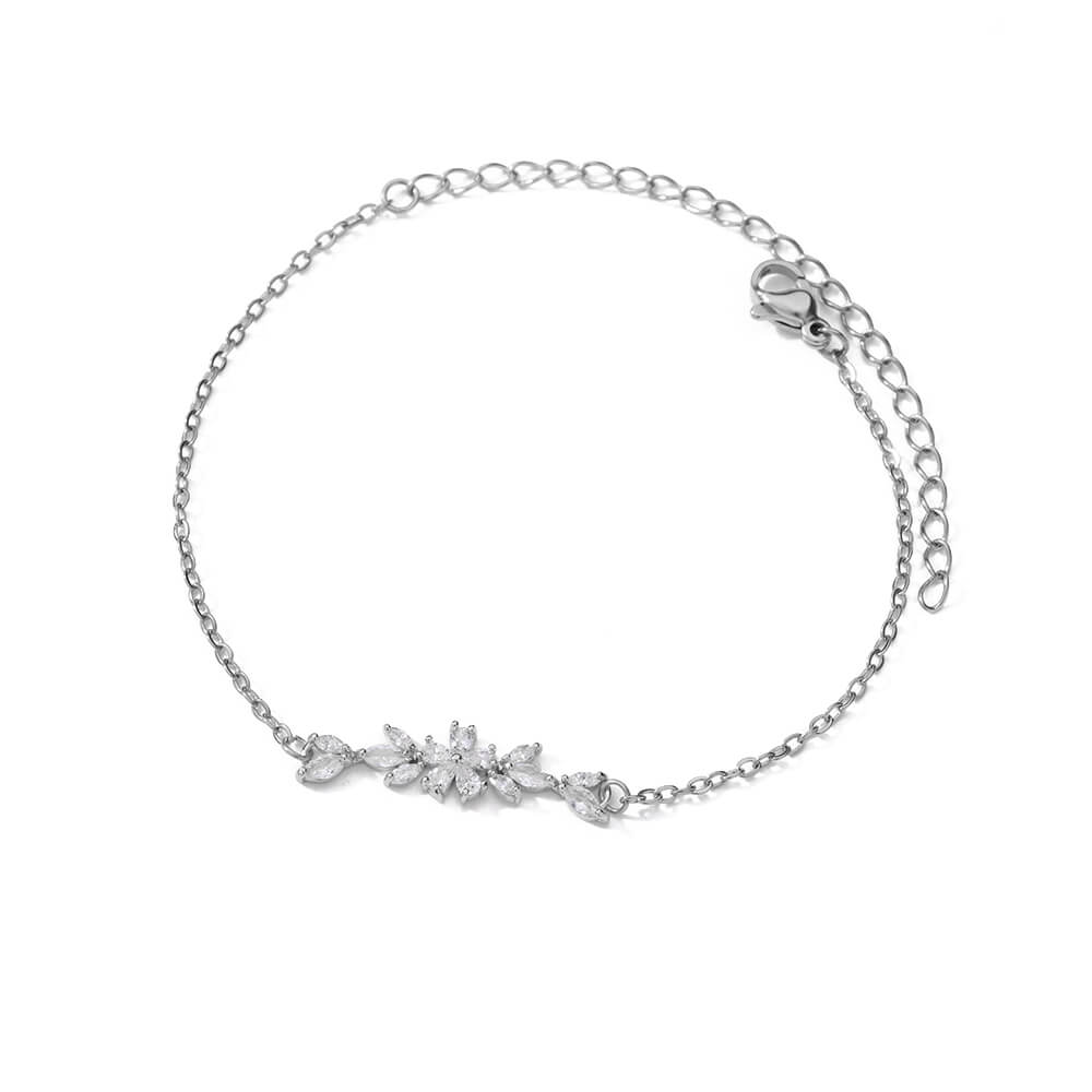 Zon Holle Armbanden Voor Vrouwen Mannen Rvs Hand Chain Vintage Zonnebloem Enkelbandje Boho Voet Sieraden Cadeau Accessoires: Titanium Plated