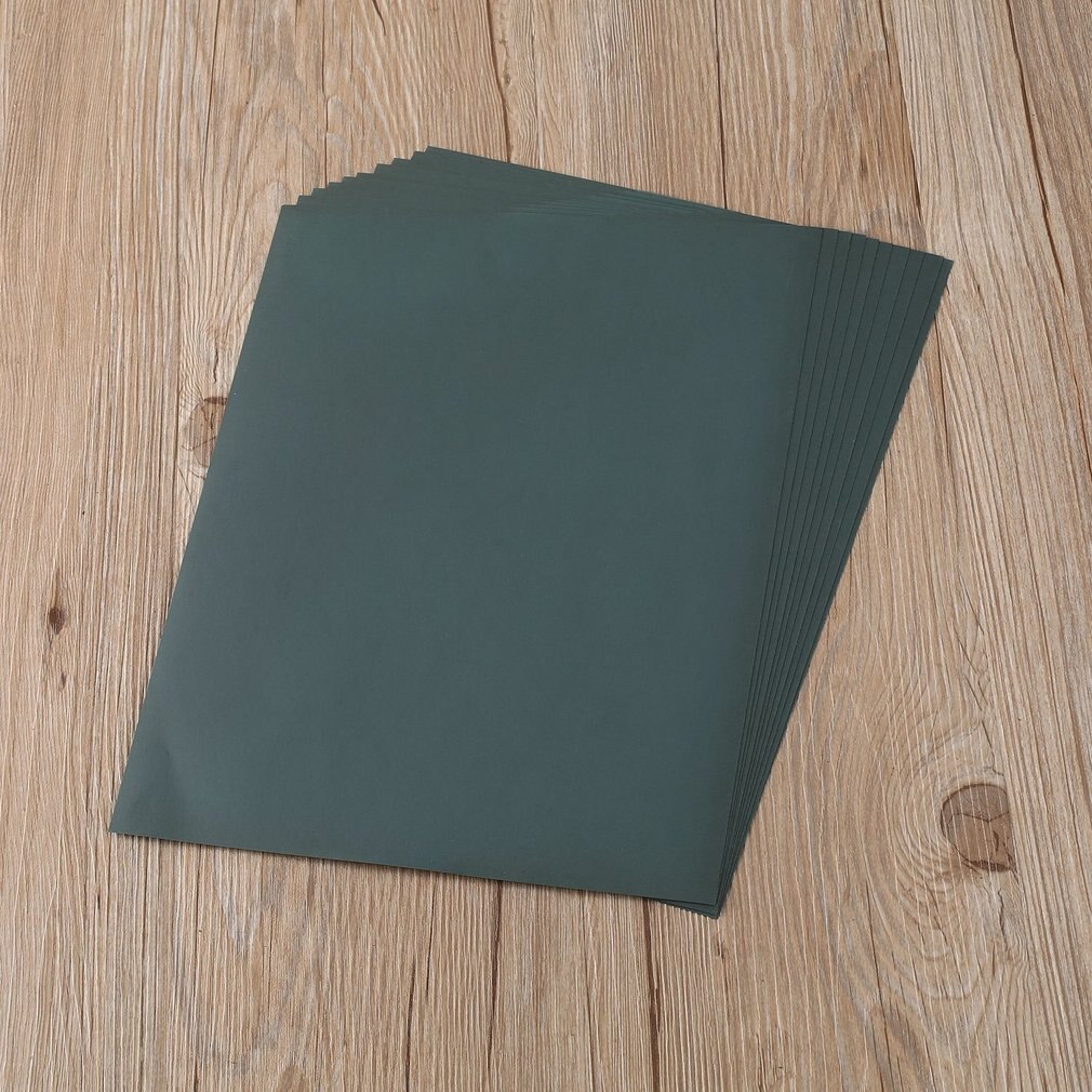 Papier abrasif en carbure de Silicone, 50/100 feuilles/ensemble, étanche, enduit électrolytique, sec et humide, utilisable MTCC88P