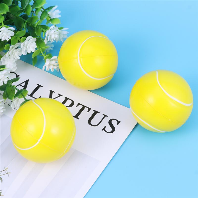 8pcs 6.3cm Squeeze Ball Toy Football Basketball Soft Foam Sponge Anti stress Baseball Tennis Toys for Kids Children