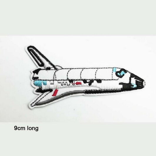 Rocket Punk Iron Op Patch Kleding Patch Voor Kleding Jongens Geborduurde Patch Kleding Stickers Kleding Kledingstuk Accessor